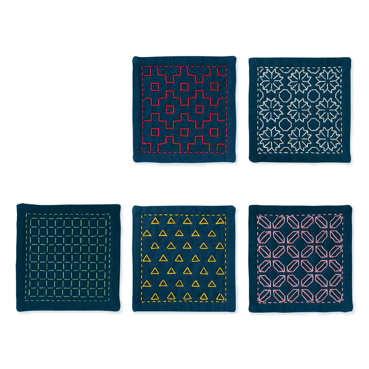 Hitomezashi Coaster Kit - SK-424
