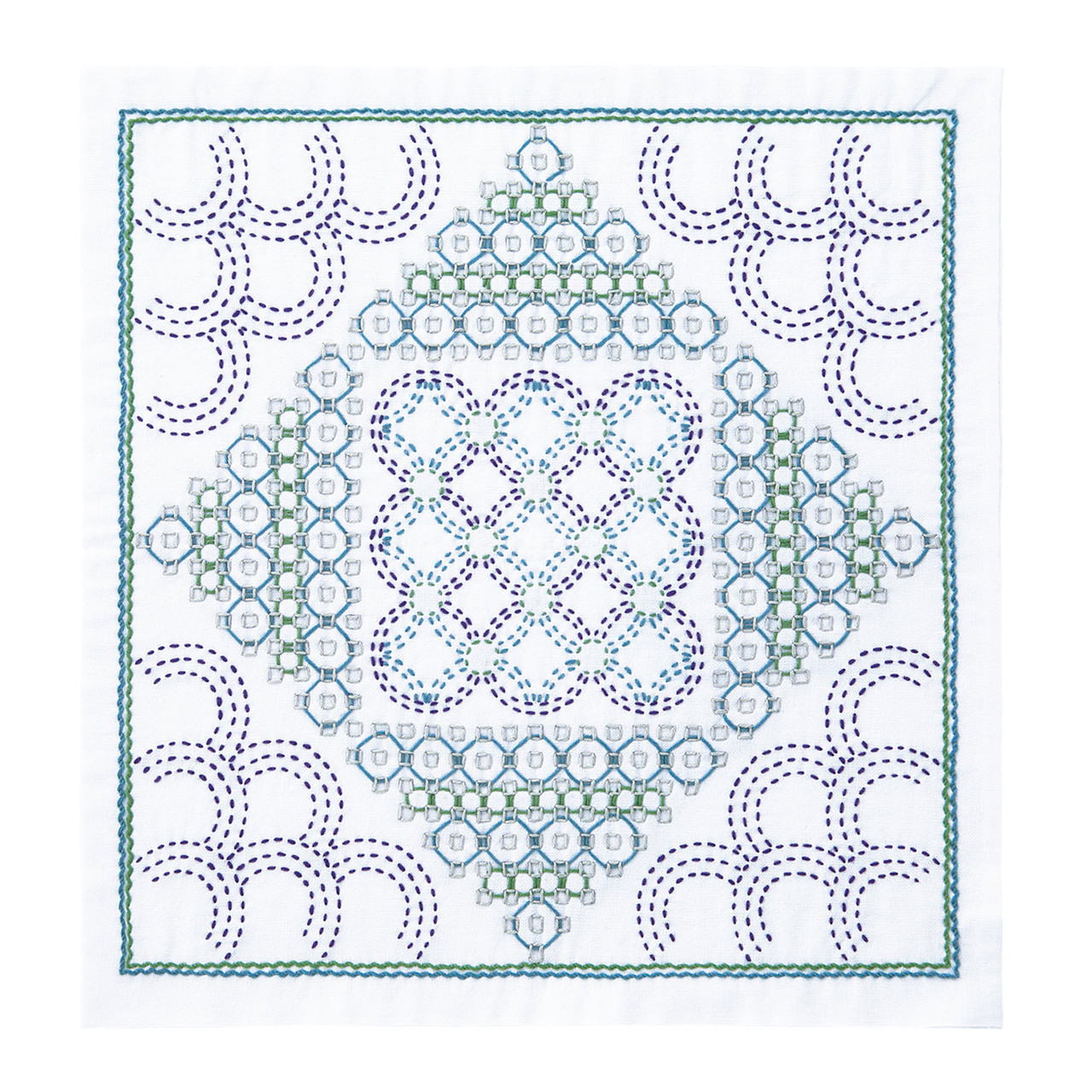 Hana Fukin (Sashiko Sampler) Poinsettia H-1104