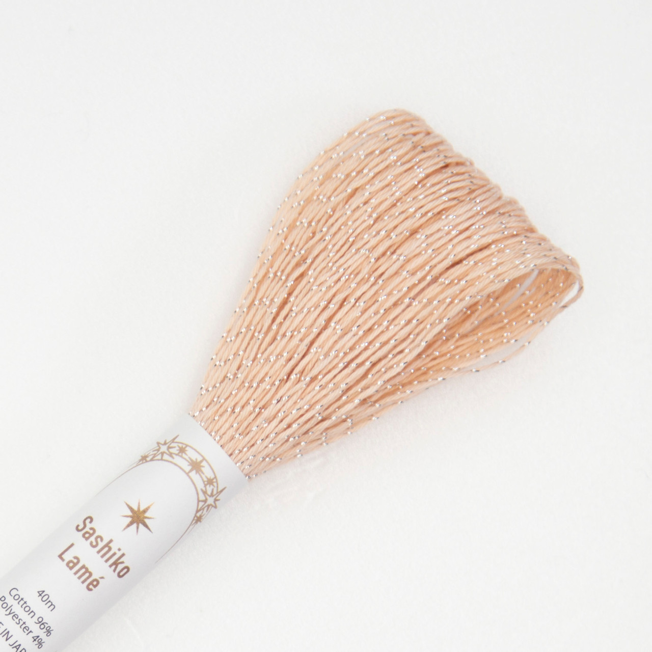 Sashiko Lamè Thread - Apricot- 40m - SL-6