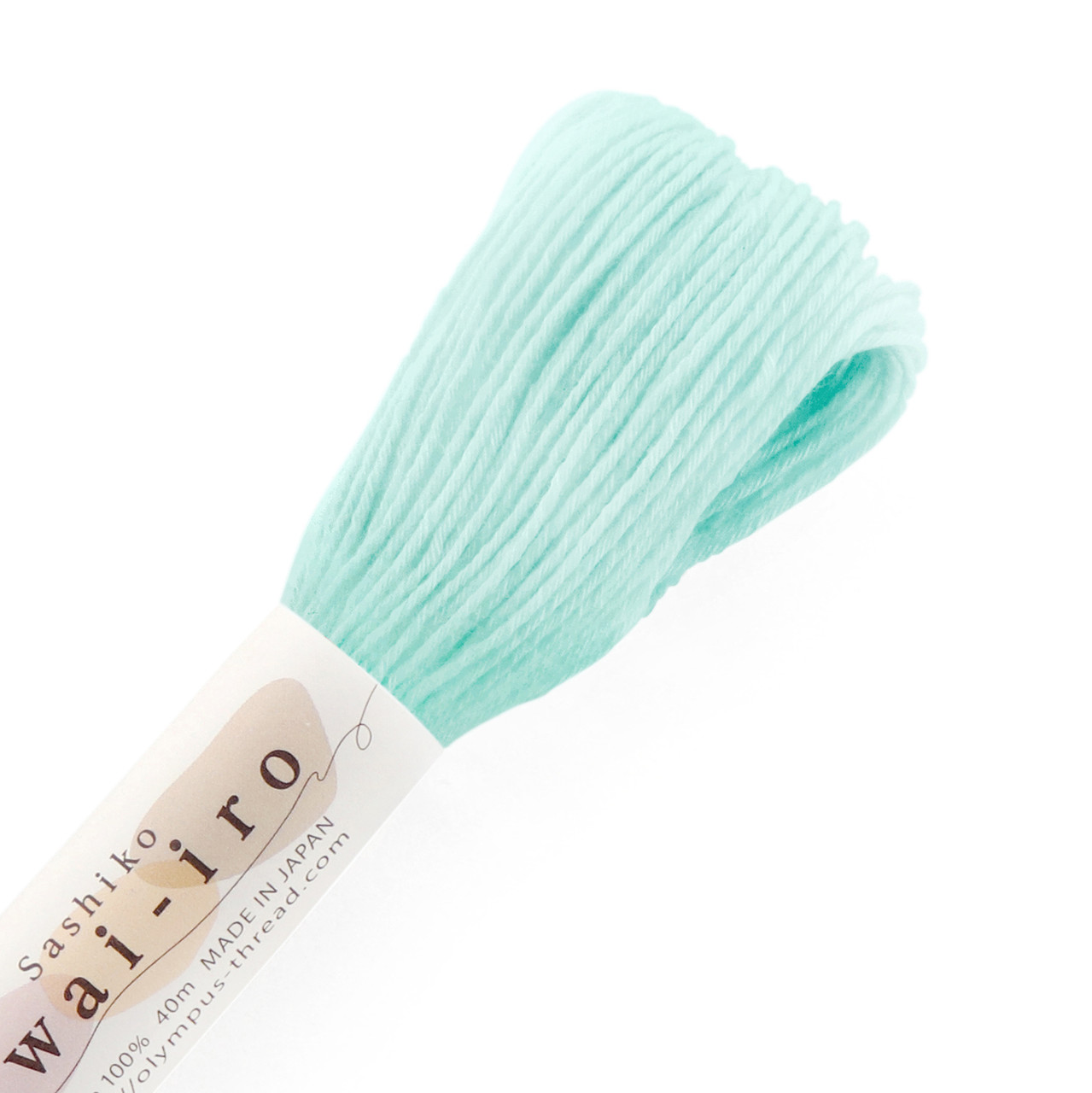 Sashiko Thread - 'Awai Iro'  Aqua - 40m - ST-A13