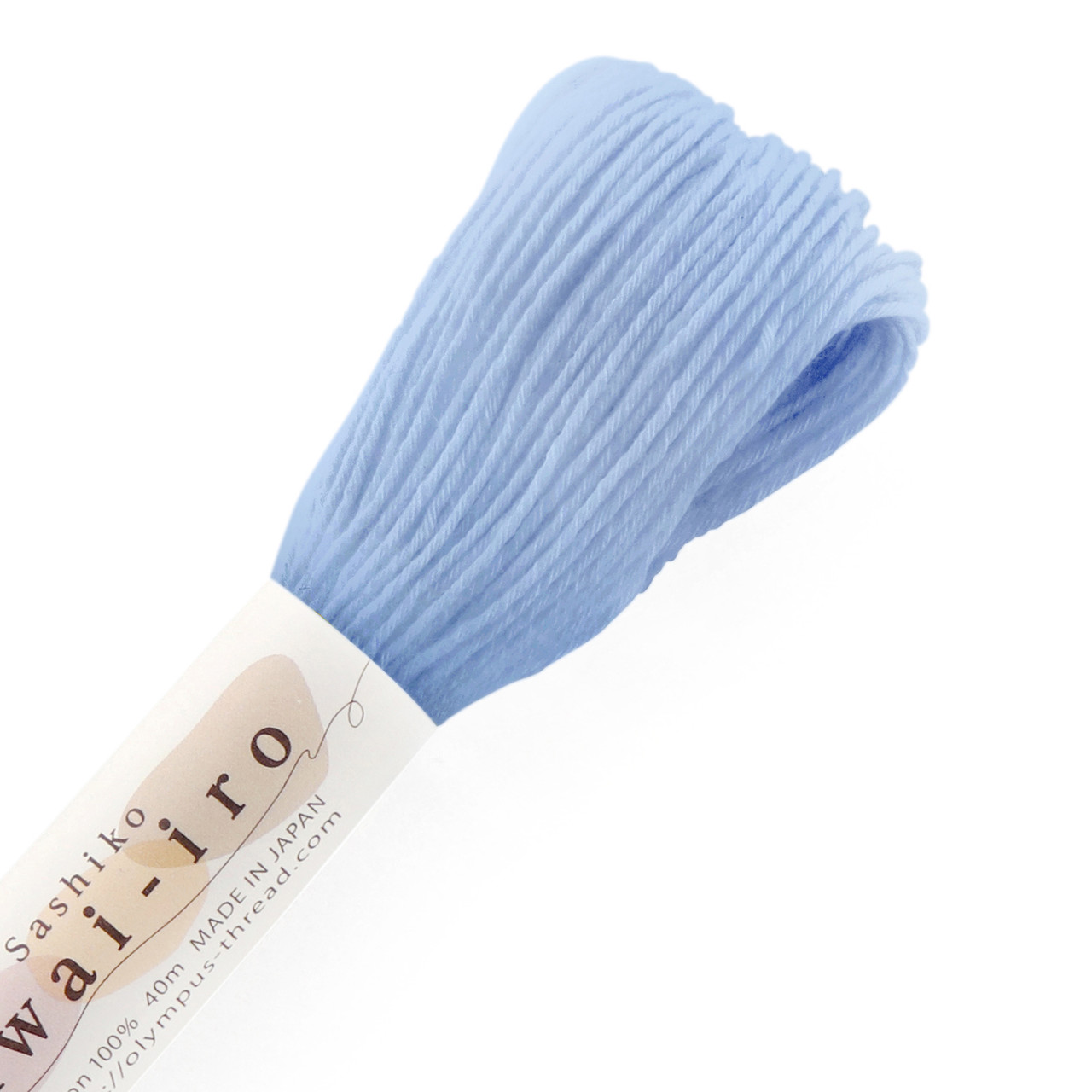 Sashiko Thread - 'Awai Iro'  Sky Blue - 40m - ST-A14