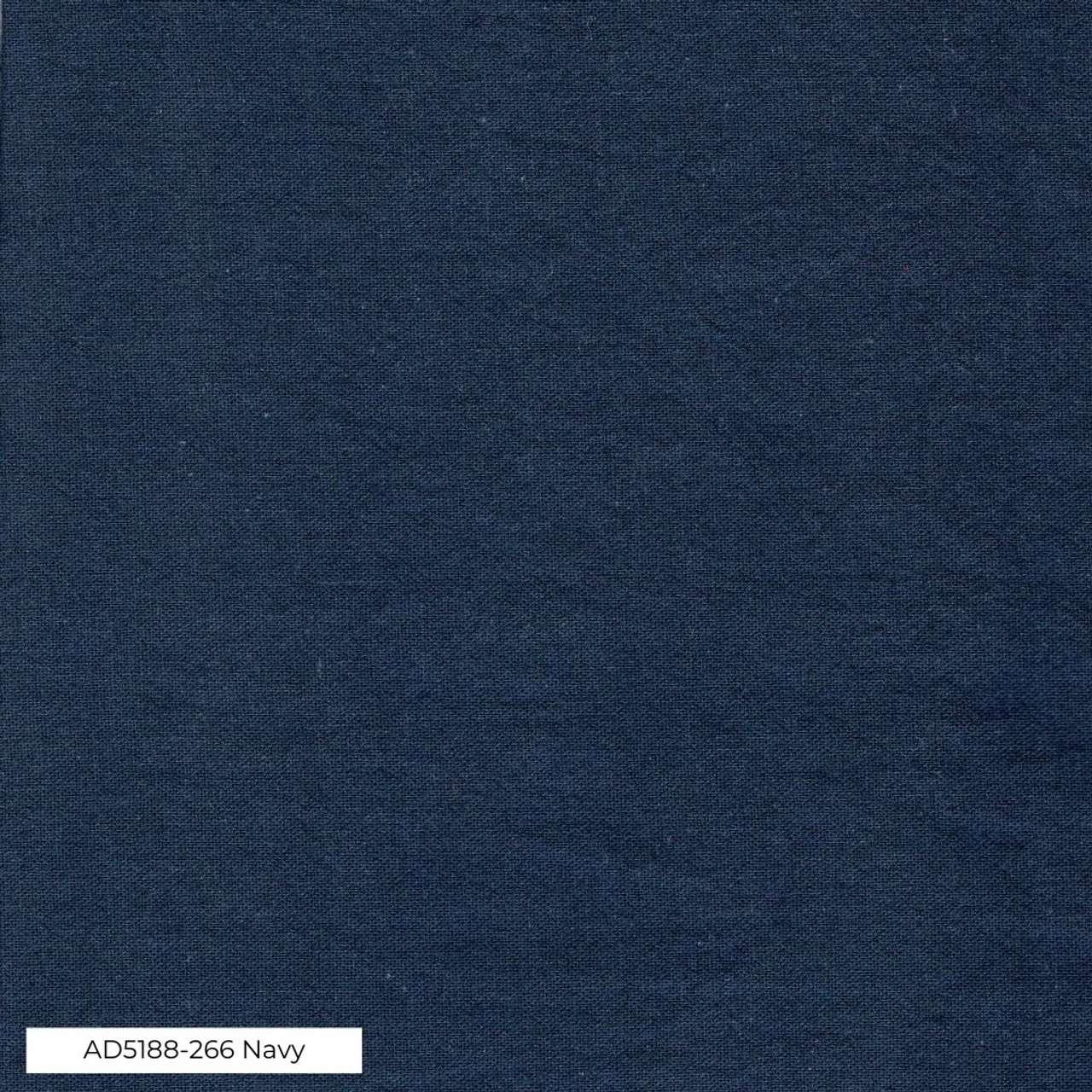 Image of ShiBuMi dyed 'canvas' in Navy. It is 85% cotton and 15% linen.  Width: 110cm. Composition: 85% cotton, 15% linen