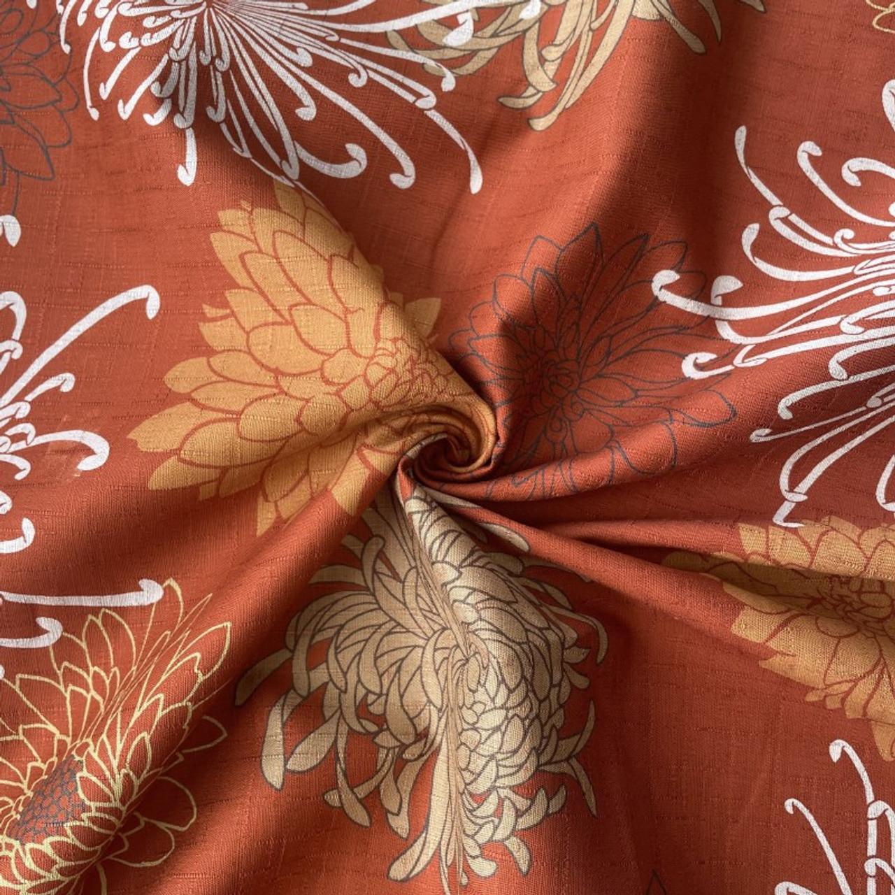 Kobayashi Cotton Fabric Burnt Orange (KTS7060A)