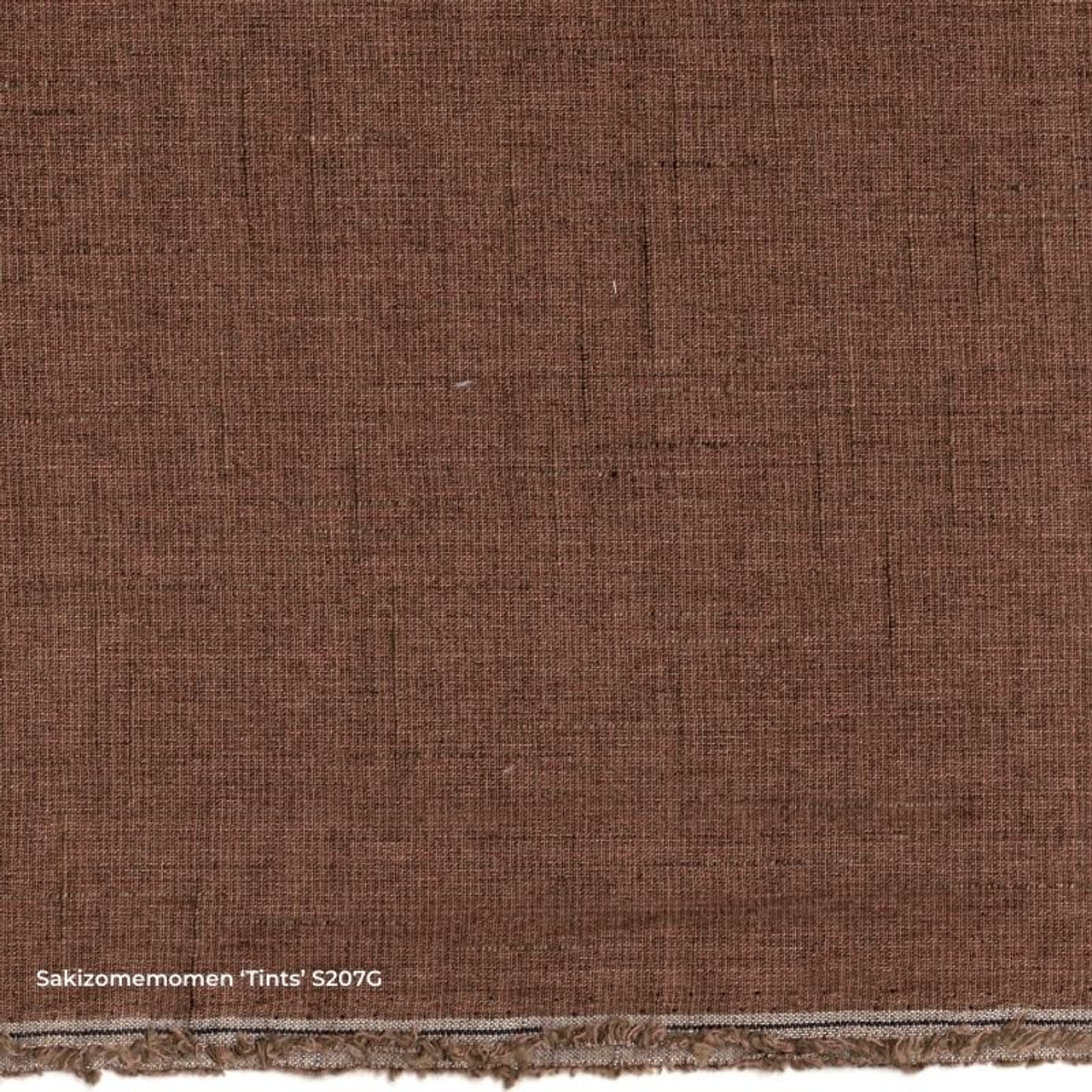 Sakizome Momen pre-dyed cloth - Wine - S207G