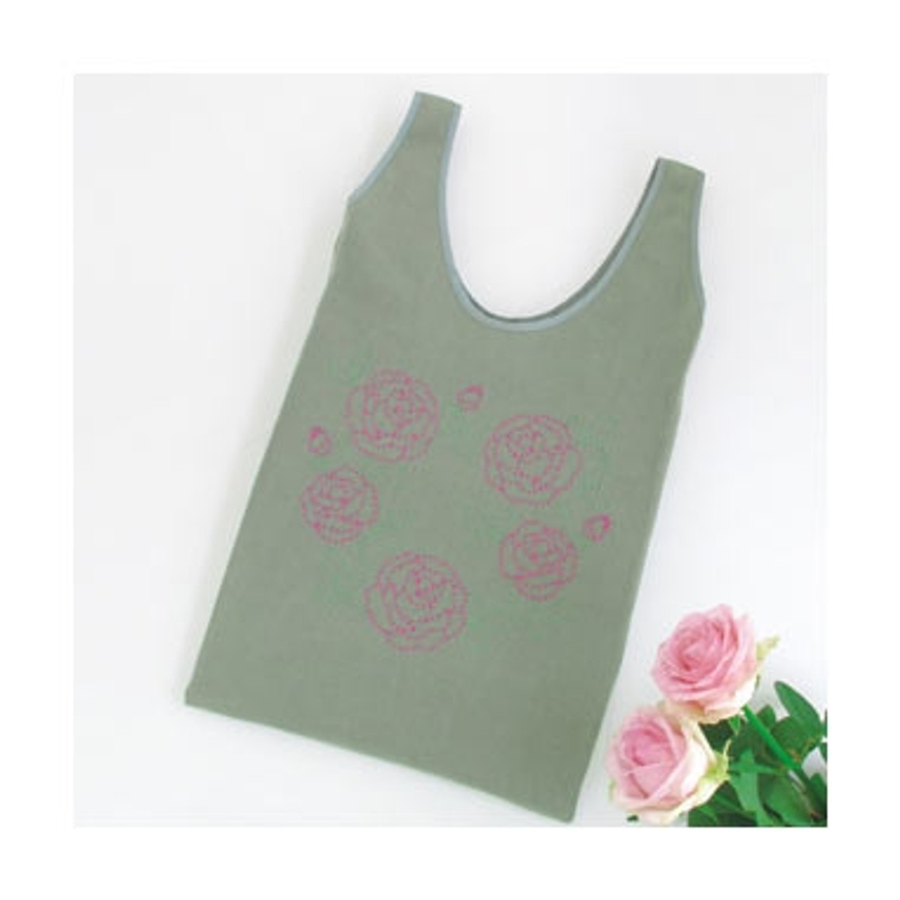 Rose pink SK-286 Olympus Sashiko Shopping Bag Kit