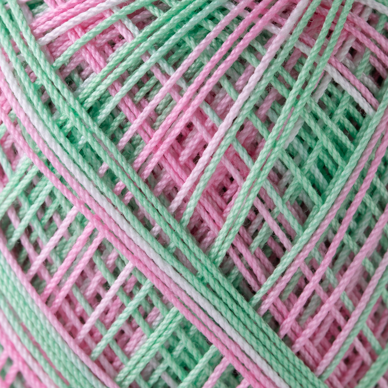 Crochet Thread Gold Label Mixed Green/Pink GL-M9