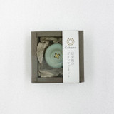 Shigaraki Ware Button Magnet - Cohana - Green