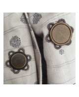 4 Sew-On Magnetic Closures Antique Gold and Silver, 10mm, 14mm, 18mm AK-25