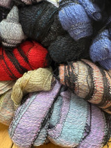 Olympus 'Ruffle' Wool #51 Blue/pink/taupe