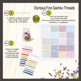Sashiko Threads Mini Collection, STFP-101