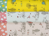 Printed Cotton Fabric - Shinzi Katoh - Blue S05C