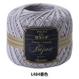 Crochet Thread Bijou Lamé Grey EGB-L484