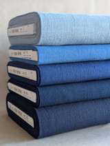 Azumino-momen Piece Dyed Fabric Eggshell Blue AD-1