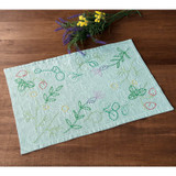 Sashiko Placemat Herbs L-4001