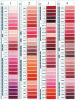 Olympus Colour Chart Pinks/Reds