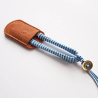 Shozaburo Thread Snips with Iga Silk Braid - Blue