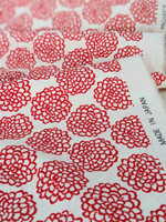 Kobayashi Fabric - Dahlias - Red