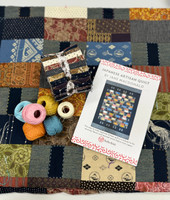 This beautiful kit includes everything you need, including full instructions to step you through this easy to make Japanese Artisan Quilt. It's a tribute to the stunning Takumi and textured woven fabrics from Japan. Takumi translates to artisan or master craftsman in English, and this quilt includes these traditional Kofu designs from Japan. Woven fabrics combine to add texture and warmth to this quick and easy quilt. Designed by Jane MacDonald, this kit is available as a pattern, or kit. 
 This beautiful kit includes everything you need, including full instructions to step you through this easy to make Japanese Artisan Quilt. It's a tribute to the stunning Takumi and textured woven fabrics from Japan. Takumi translates to artisan or master craftsman in English, and this quilt includes these traditional Kofu designs from Japan. Woven fabrics combine to add texture and warmth to this quick and easy quilt. Designed by Jane MacDonald, this kit is available as a pattern, or kit.