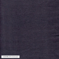 Image of ShiBuMi dyed 'canvas' in Charcoal. It is 85% cotton and 15% linen.  Width: 110cm. Composition: 85% cotton, 15% linen