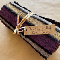 Tsumugi Fabric Roll - 12 colours (TMR-0125) Tsumugi Fabric Roll - 12 colours (TMR-0125)