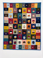 The Weavers Cottage Quilt is Jane MacDonald's latest creation and is such a lovely quilt. Drawing on the image of traditional weaver’s cottages, Jane has created this quilt design to feature Azumino-momen fabrics from the BeBe Bold collection. Produced in the Azumino region of Japan, the twenty vibrant fabric colours sit perfectly together within a design that speaks to a cherished heritage of textile makers.  The Weavers Cottage Quilt is Jane MacDonald's latest creation and is such a lovely quilt. Drawing on the image of traditional weaver’s cottages, Jane has created this quilt design to feature Azumino-momen fabrics from the BeBe Bold collection. Produced in the Azumino region of Japan, the twenty vibrant fabric colours sit perfectly together within a design that speaks to a cherished heritage of textile makers.