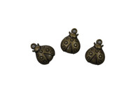 3 Ladybird Metal Zip-Pulls FK53-AG