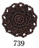 Crochet Thread Emmy Grande Solid Dark Brown EGS-739