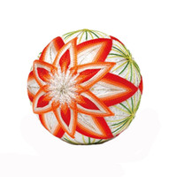 Flower Tessellation Single Ball Temari Kit with English Instructions TM-6