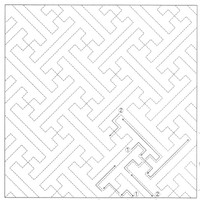 Sashiko Sampler - Hishi-Sayagata (SS4) Sashiko Sampler - Hishi-Sayagata (SS4)