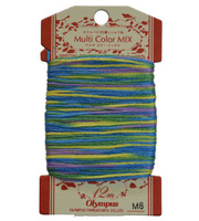 Embroidery Thread Multi-Coloured  12mt ET-M6 Embroidery Thread Multi-Coloured  12mt ET-M6
