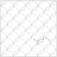 Sashiko Sampler Sashiko Sampler Nowaki Grasses SS1 Sashiko Sampler Sashiko Sampler Nowaki Grasses SS1