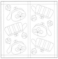Sashiko Sampler Sashiko Sampler Purses with Bells SS85 Sashiko Sampler Sashiko Sampler Purses with Bells SS85