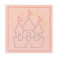Sashiko Sampler Kit Castle SSKC-279  Sashiko Sampler Kit Castle SSKC-279