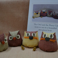 The Owl & the Pussycat Pattern PTOP-0831 The Owl & the Pussycat Pattern PTOP-0831