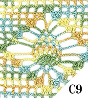 Crochet Thread Emmy Grande Colorful 25g EGCF-C9 Crochet Thread Emmy Grande Colorful 25g EGCF-C9