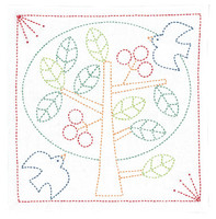 (Out of Stock) Olympus Sashiko Kit Peace Tree SK-328 (Out of Stock) Olympus Sashiko Kit Peace Tree SK-328