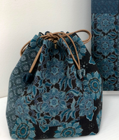 Sashiko Kinchaku Drawstring Bag Pattern PBDB-KIN17