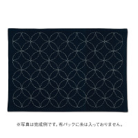 Sashiko Placemat Interlocking Circles L-1001/L-2001