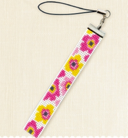 Cross Stitch Kit long Strap Flowers KST-25