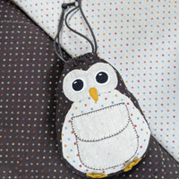 Olympus Patchwork Kit Owl Drawstring Pouch PA-762