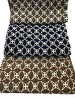 Sashiko Woven Scarf Ajisai Flower Kit - Navy only Sashiko Woven Scarf Ajisai Flower Kit - Navy only