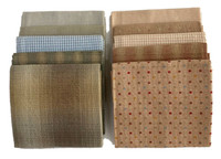 Yarn-Dyed Fat Quarter Bundle Pink/Blue: YDB-FQ10P/B (YDFB-FQ10PB)