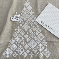 Finished Linen Kogan Christmas Tree Wall Hanging Finished Linen Kogan Christmas Tree Wall Hanging