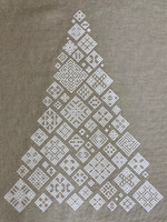 Finished Linen Kogan Christmas Tree Wall Hanging Finished Linen Kogan Christmas Tree Wall Hanging