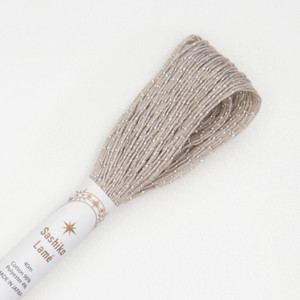 Sashiko Lamè Thread- Beige - 40m - SL-4