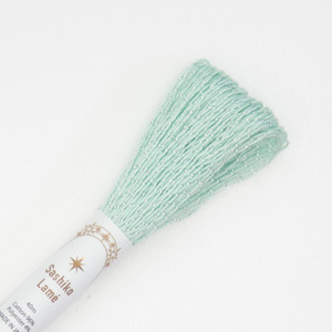 Sashiko Lamè Thread - Mint - 40m - SL-8