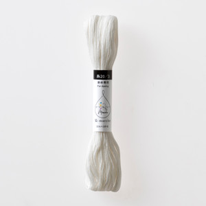 'So-me Marche' Sashiko Thread for Dyeing - Fine - 3x 20m 