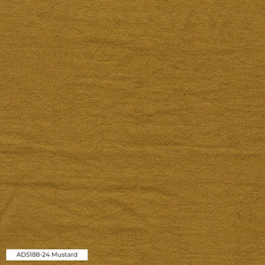 Image of ShiBuMi dyed 'canvas' in Mustard.  Width: 110cm. Composition: 85% cotton, 15% linen