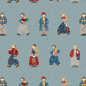 Habamegumi, Blue, 100% cotton