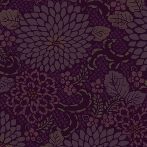 Hanaichi Monme, Purple, 100% cotton dobby Hanaichi Monme, Purple, 100% cotton dobby